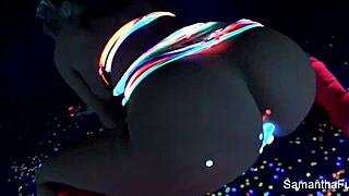 samantha saint enjoys solo masturbation with big tits