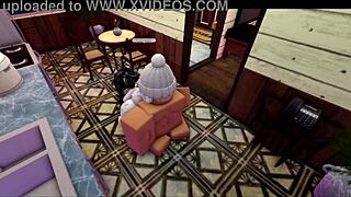 wife makes me a meal so i gave her my cock