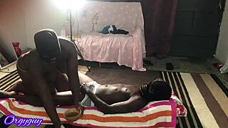 Unbelievable! Snail Slime Organic Massage Turns Wild with Big Black Cock. Wife Loves Every Second!