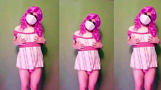 Tranny Maddy Diamond Teases with Anal Eggs in Steamy Trailer