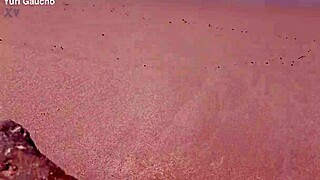 Man, Yuri Gaúcho, hot wife showin’ all at nudist beach, guys goin’ crazy!