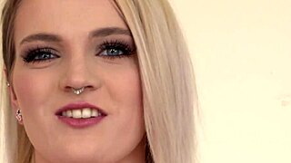 Carly rea strips and masturbates in sex casting interview