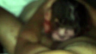 Two chubby sluts gag on big black cocks in Texas POV.