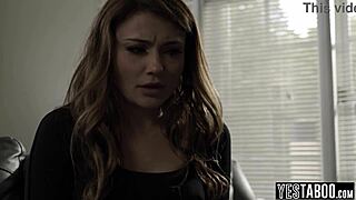 OMG, this busty teen babysitter’s big ass gets slammed by a mature client’s huge dick 😲