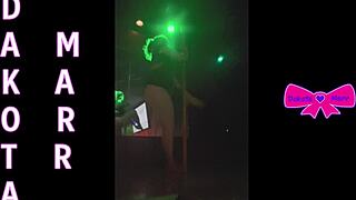 Dakota Marr strips and teases on pole in Nebraska club