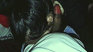 Sweet Latina works her magic on a massive rod with skill.