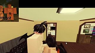 trick or treat slut gets doggystyle creampie with monster cock