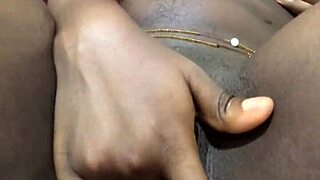 ebony beauty indulges in steamy homemade solo play