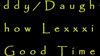 lexxxi shows off her shaved pussy in interracial group muff diving and cumshot