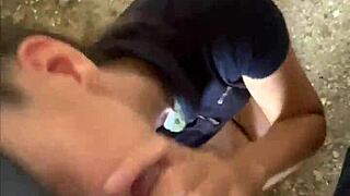 public flashing turns into pov teen sex at tourist hotspot with wild doggystyle action