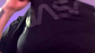 At the gym, I got so hot I took off my shirt, stayed in my bra, damn I was so horny, sweat dripped down my pussy