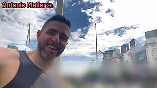 Argentinian Fitness Babe Michelle Picked Up For Fun