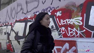 german scout - perfect latina teen caramella del x picked up for casting