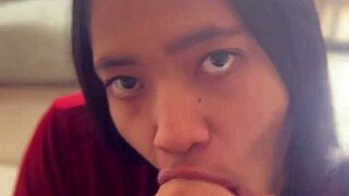 she couldn’t resist her neighbor’s huge cock. this amateur couple got wild with deepthroat action.