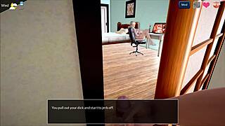 Intense Moaning Orgasm as I Cum Big Load in Roommate's Mouth at Gym