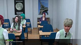 check out the hair cut bro, alison in fall of the apple dom route ch 2 part 2?