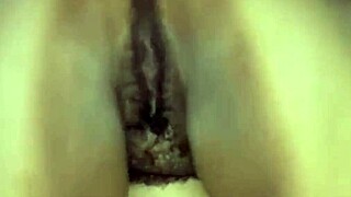 humiliating that submissive chick, making her worship ass on the couch