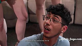 Man, serial panty sniffer scores big with a mob of kinky milfs!