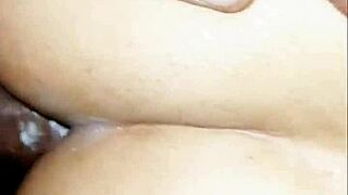 Wow! Anal Sex with Ass and Pussy Fucking in Bedroom Close-Up with Young Wife. Can You Handle It?