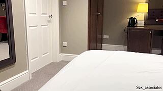 Stepmother and son share a hotel bed, ending up riding hard all night