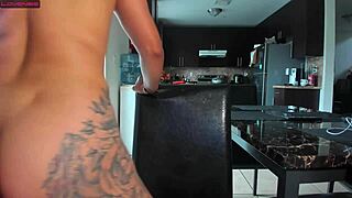 Fucking My Tits with Big Dildo and Dripping Saliva in POV