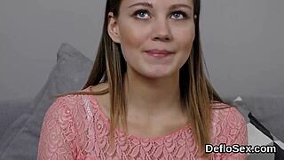 Steamy Cutie Rubs Pink Pussy Until She Cums