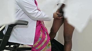 Dialogic-Provocative Can you believe this Telugu doctor is checking my cock in the clinic?