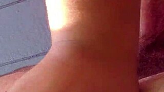 I choke on that big bbw latina's deepthroat outdoors, gagging so hard