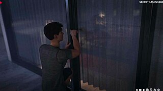 hey, his hot stepmom caught him watching her shower in 3d porn game ms denvers 02!