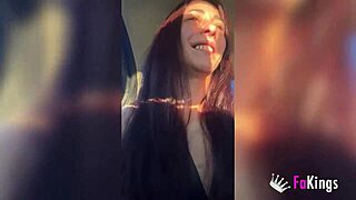 Petite Sofia Sweet Secrett Handles 10-Inch Cock in Public Flashing Scene. This Spanish Nympho Hits Hard!