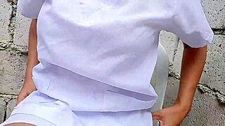 pinay nurse gets hard fucked by construction worker in abandoned hospital