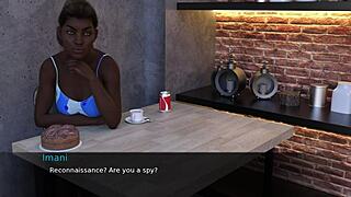 LET'S PLAY PARADISE WITH BLACK BEAUTIES, LICKING THEIR HAIRLESS SHAVED PUSSIES AND BIG TITS HARD!