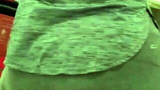 Filth Trap: Granny's Big Ass Caught in Shop Shenanigans