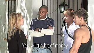 Brazilian Amateur Double Penetration Party with Big Ass Action