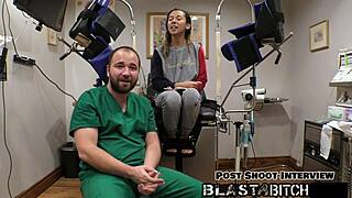 Kalani Luana skillfully sucks dick twice before doctor bangs her in POV