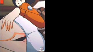 Anime girls in bikinis dancing on TikTok for fun