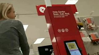 Filth Trap: Granny's Big Ass Caught in Shop Shenanigans