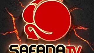 Emme White takes the dildo first in this all-girls orgy with Mel Fire and others.