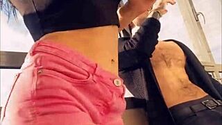 damn, watching hot pornstar sasha rose dance a sexy striptease!