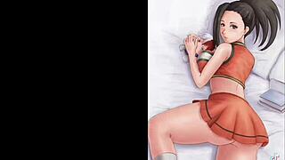 Anime girls in bikinis dancing on TikTok for fun