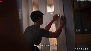 hey, his hot stepmom caught him watching her shower in 3d porn game ms denvers 02!