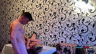 This is what happens when a sexy blonde stepsister stays alone. Her perverted stepbrother can’t resist bending her over!