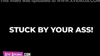 i got caught bent over in a 3some with ebony girls, fingering and spanking in interracial group fun