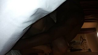 Wild Blonde Sucks Rough Big Black Cock