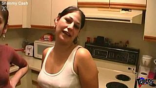 Yo, watch us 18yo Native American girlfriends tag team this huge black cock!