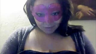 BBW babe plays with her big tits and toys, so fun! 😍