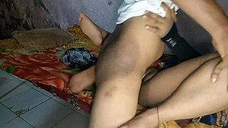 rough homemade pounding with my village bhabhi on the cot