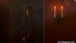 this brunette's foot massage starts with gentle touches but builds into something more intimate