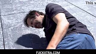 young petite teen squirting for neighbor 😍