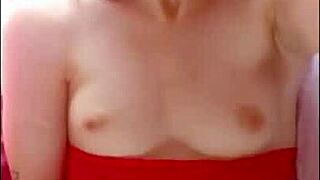 Assfucked ladyboy rides reverse cowgirl!